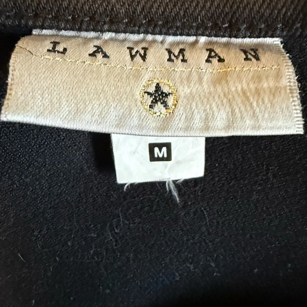 Lawman Black Rhinestone Women's Jacket M - Picture 6 of 10